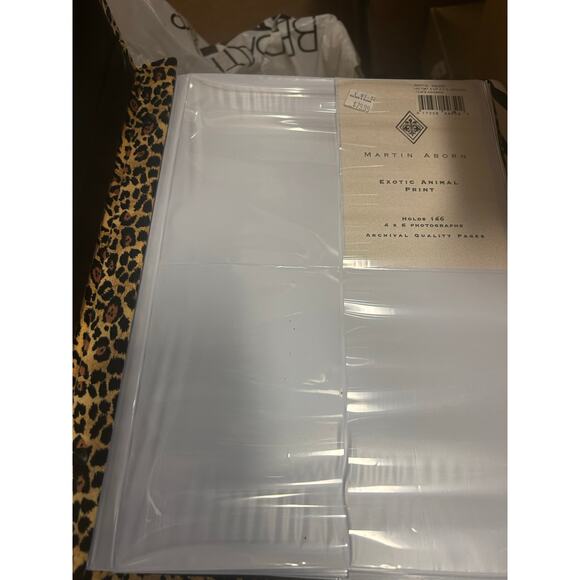 Unique Martin Aborn Jaguar print photo album Exotic Animal Print holds 160 photo - Picture 2 of 4